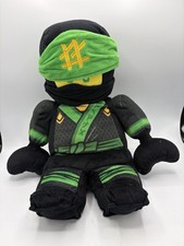 LEGO NINJAGO MOVIE Green Ninja Lloyd Large 20 Plush Stuffed Ninja Black Green