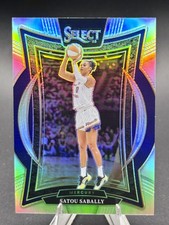 2025 Panini Select WNBA #13 Satou Sabally Silver Prizms