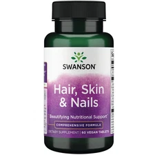 Swanson Hair, Skin and Nails 60 Tablets