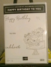 Stampin  Up HAPPY BIRTHDAY TO YOU Cling Stamp Set  152308