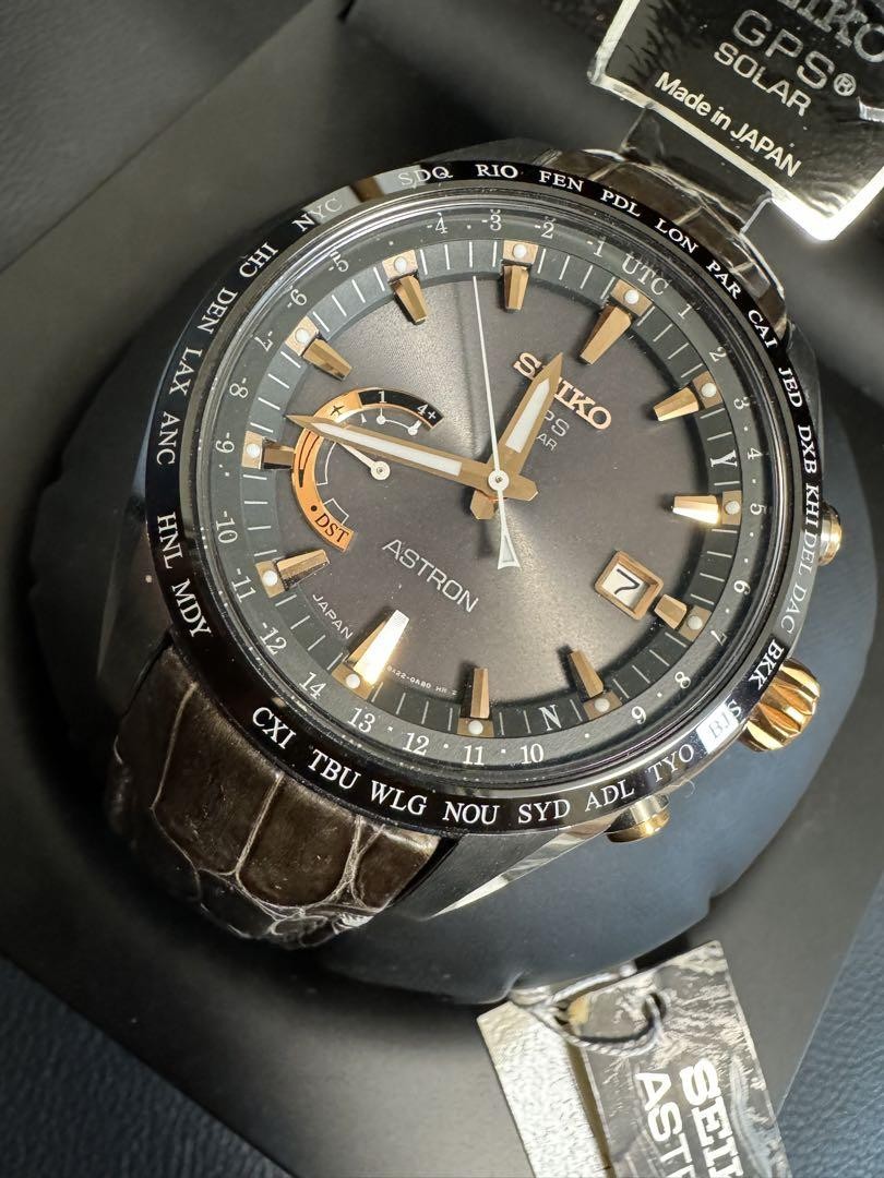 時計 SEIKO ASTRON SBXB095 8X22 SEIKO Astron SBXB095 GPS Solar Watch Strap Japan Made