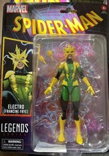 Hasbro Marvel Legends Spider-Man Retro Cardback Electro Francine Frye 6  Figure