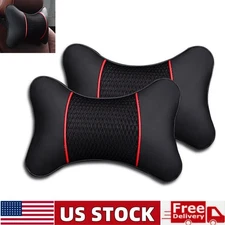 2PCS Car Neck Pillow Head Neck Rest Support Pillow for Travel Car Seat Driving