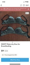 NWOT Maternity Bras For Breastfeeding 2 Pack