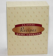 GIFT SET Classic Home Cooking Recipes Appetizers Desserts, Main Dishes Organizer