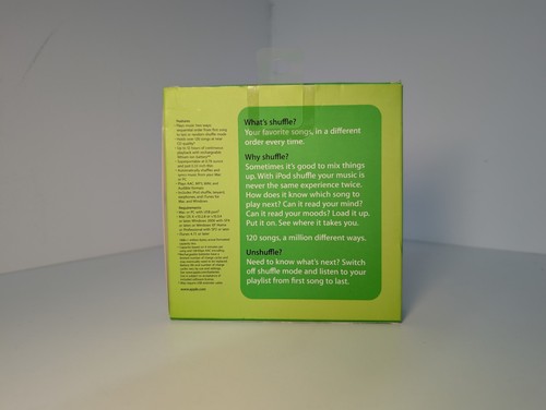 Rare Apple iPod Shuffle 512MB 1st / First Generation – Retro, Collectible Boxed - Picture 2 of 3