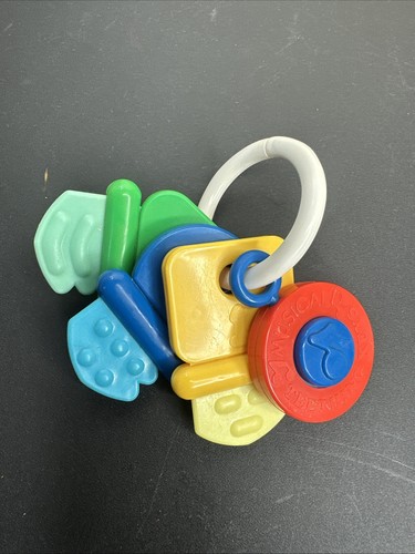 Vintage 1990 Shelcore Inc Musical Teething Keys Baby Toy Music Not Working