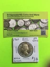 1960 Canadian Half dollar Canada 50 Cent 0.800 SILVER  AG.    HIGH GRADE!!!