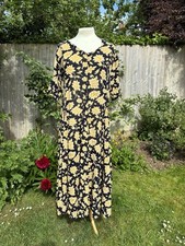 ISHA FLORAL DRESS FLORAL CRINKLE VISCOSE HIPPY BOHO FULL SKIRT LARGE SIZE