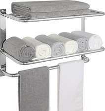 Towel Rack for Bathroom,  23 Inch Tower Holder with Tower Bars, SUS 304 Stainles