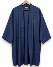 Vintage 80s Christian Dior Monsieur Royal Blue Thin Robe