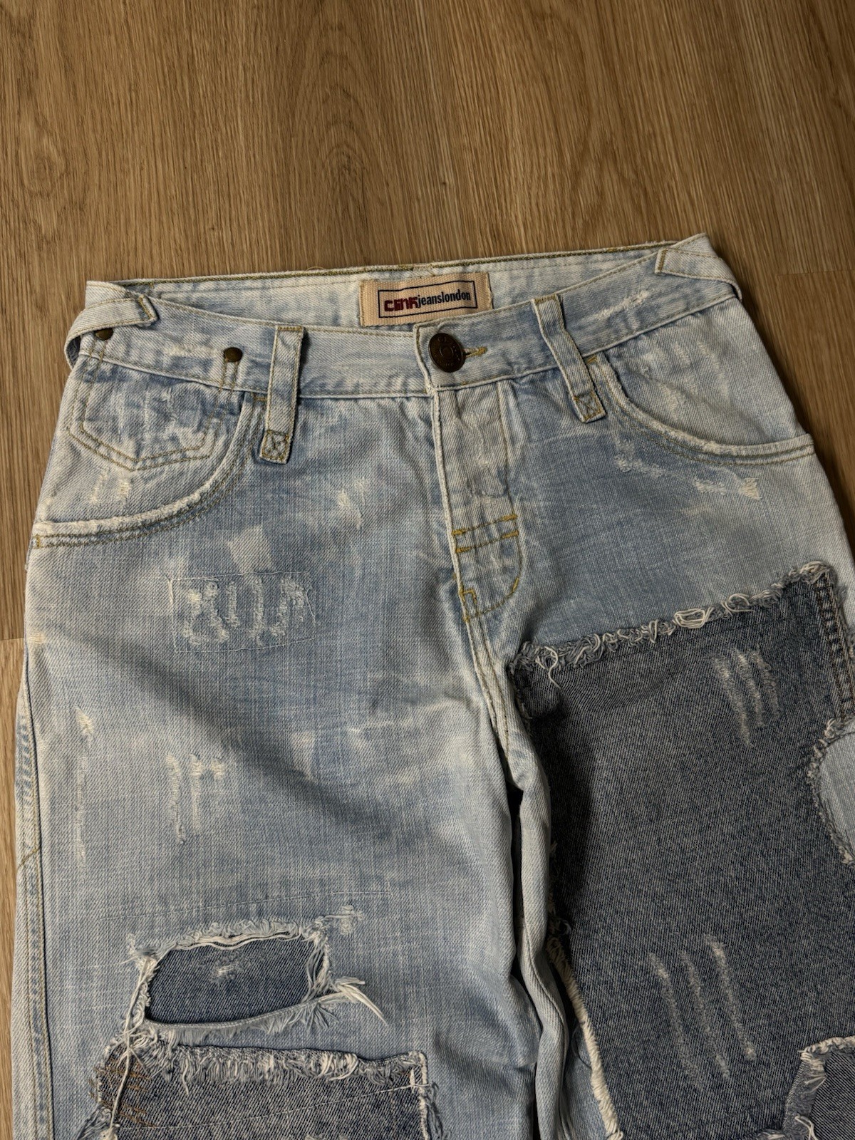 Archive Patchwork Jeans W28 L34 Reconstructed Des… - image 6