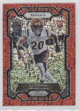 2023 Panini Prizm Rookies Red Sparkle Prizm DJ Turner #319 14mx