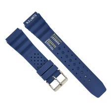 22MM N.D. LIMITS WATCH STRAP EXTREMA SPORT RUBBER DIVER FOR CITIZEN SEIKO D/BLUE
