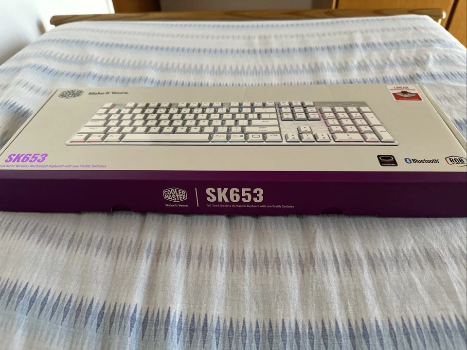 Cooler Master SK653 Tastiera Gioco - Grigio/bianca Layout Italiano (LEGGI DESCR) - Immagine 3 di 4