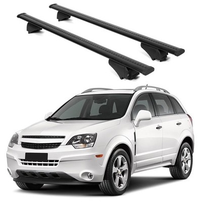 ERKUL Roof Rack Cross Bars for Chevy Captiva 2012-2015 for Raised Rails OPEN-BOX