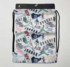 NIKE AIR JORDAN Jumpman Men's Gym Sack One Size 8.25L White 9A0745-W4H