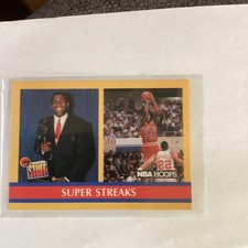 1990-91 NBA Hoops Super Streaks #385 Michael Jordan & Magic Johnson