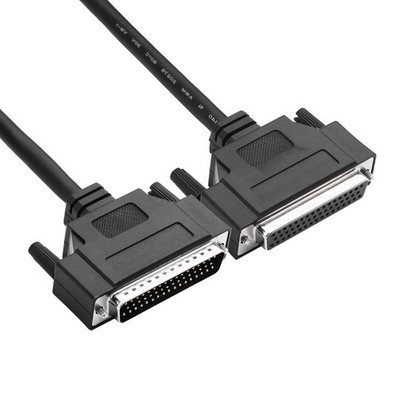 6 ft DB50 RS232 Serial Cable, Male to Female, 28AWG, 50-Pin, Extension