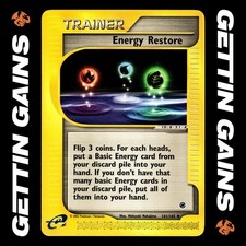 Energy Restore - 141/165 - Uncommon - Expedition Base Set - Pokemon Card - LP on eBay