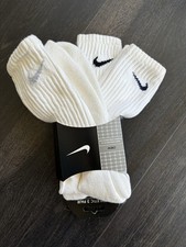 Pack Of 3 Vintage 2003 Nike Crew Socks With Gray Navy Black Swoosh Men  s 6.5-12