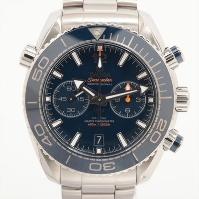 Omega Seamaster Planet Ocean 215.30.46.51.03.001 SS SS AT blue dial 2 Extra Link