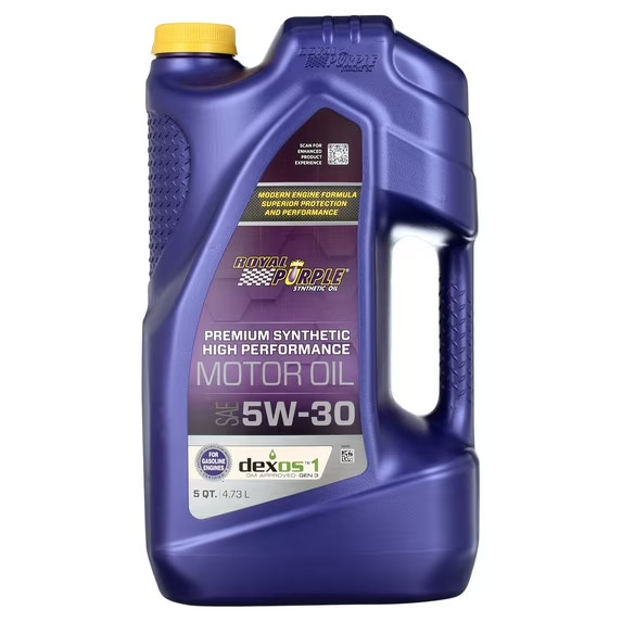 5w-30, Premium Synthetic Motor Oil, 5 Qt