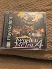 Twisted Metal 4 Black Label Cib Manual Tested Works Ps1 - Sony PlayStation 1