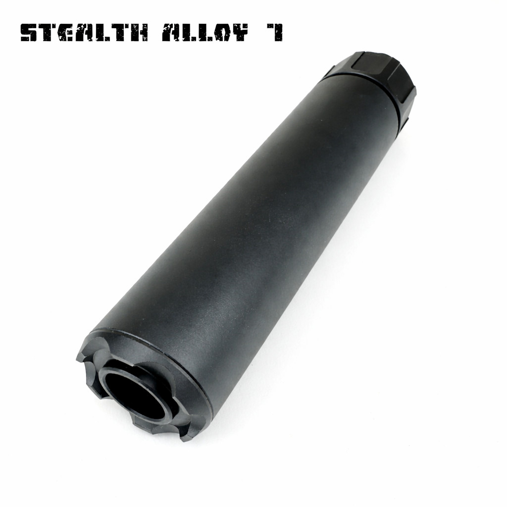 VeilStrike 7" Black 1/2"x28  Muzzle Brake Extension Tube for AEG GBB