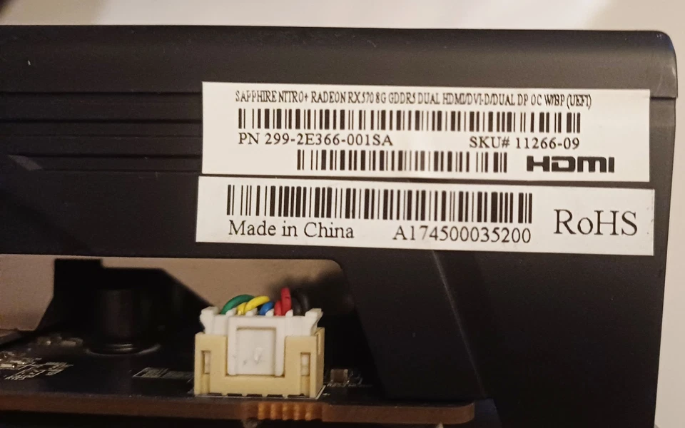 SAPPHIRE PULSE Radeon RX 570 8GB GDDR5 Scheda Video (11266-36) - Immagine 4 di 4