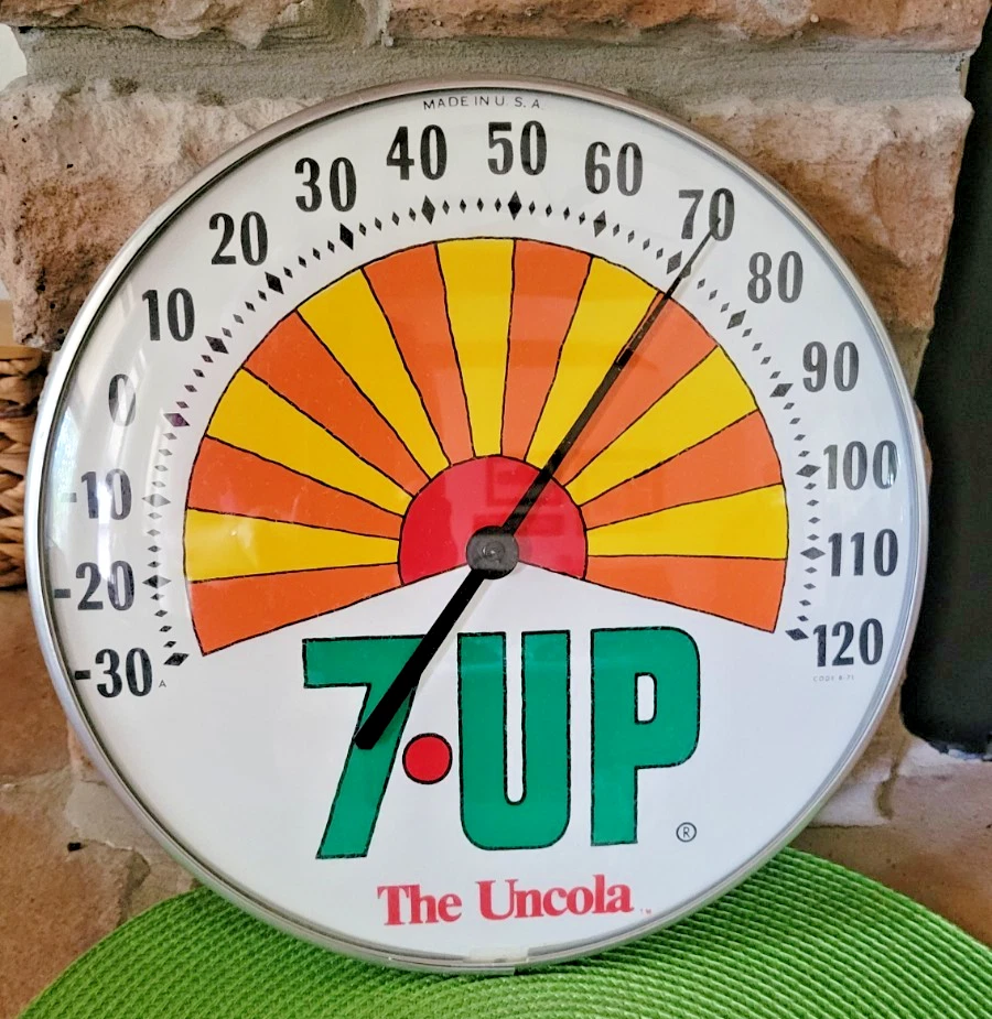 当時物　7UP セブンアップ　ビンテージ　ホーロー温度計 7up thermometer products for sale | eBay