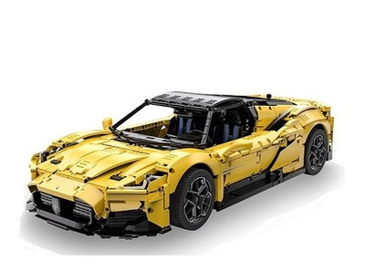 JAMARA - MASERATI MC20 gelb - zum Zusammenbauen - 1/8 - JAM402821
