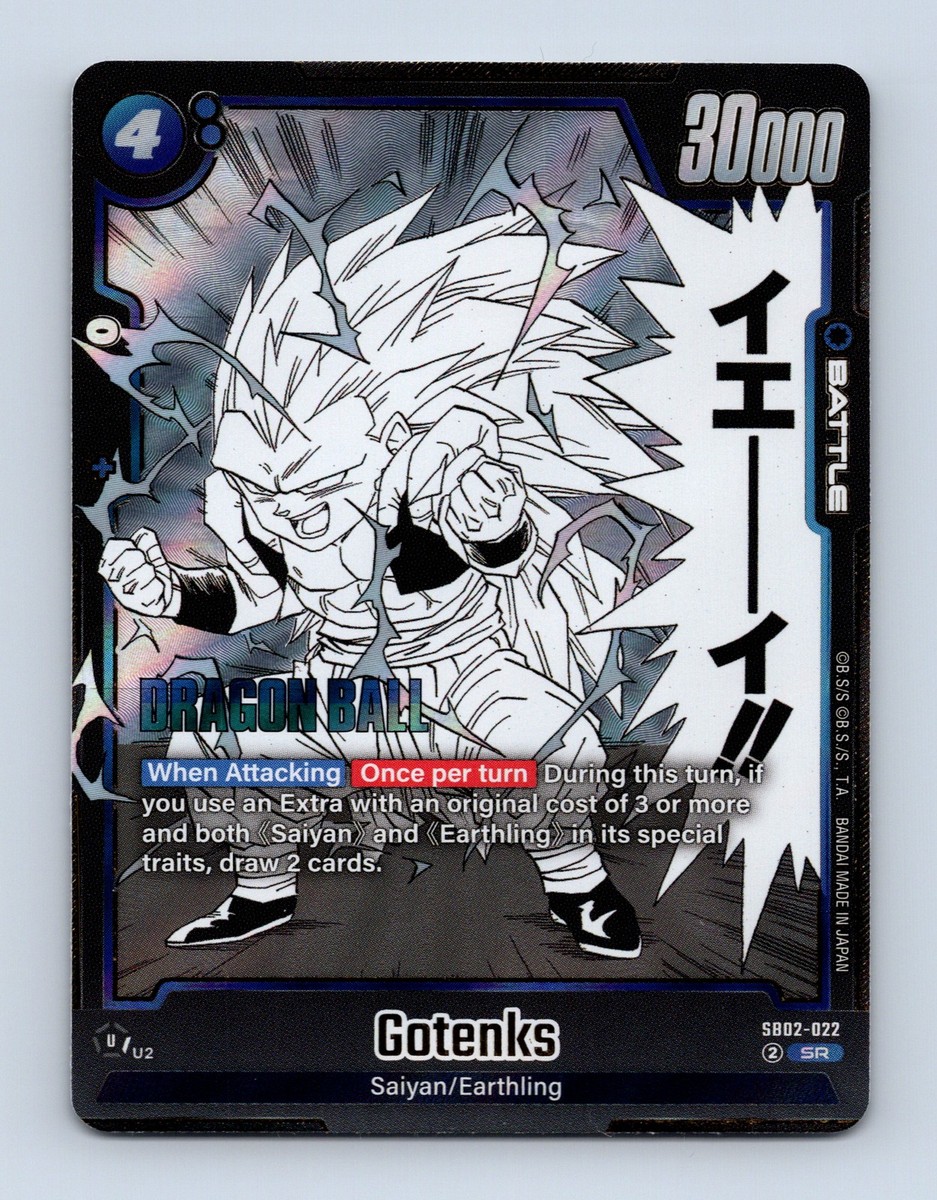 Gotenks SB02-022 Manga Booster 02 English | eBay