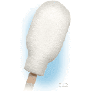 813-10 - FOAM HEAD SWABS 6IN 10PC PKG SINGLE HEAD (10 pcs/pkg)