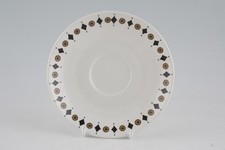 Meakin - Inca - Orange + Brown - Tea Saucer - 81447G