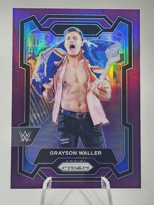Grayson Waller 2024 Prizm WWE Purple Prizm #'d 088/149