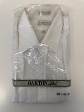 Men's Oakton Ltd. Long-Sleeve white Deadstock Dress Shirt, Size 16.5 32/33