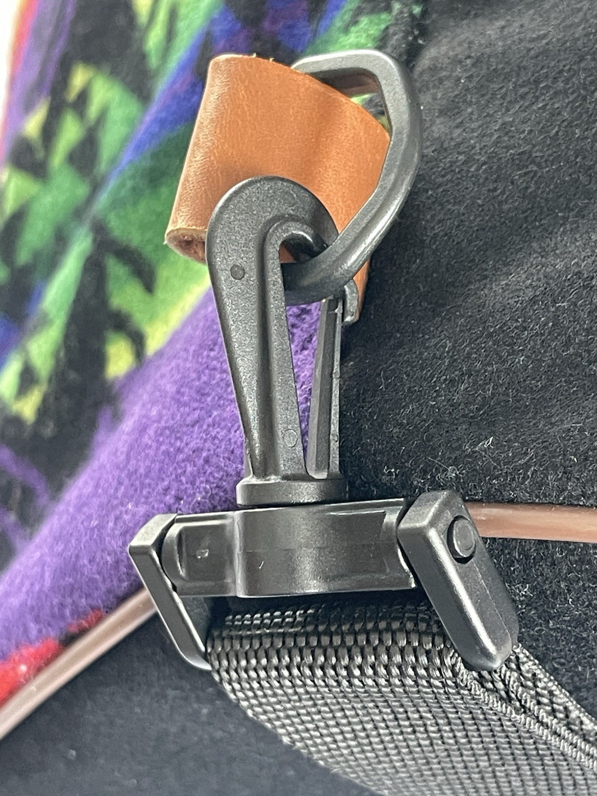 Pendleton Weekender Bag Wool Leather Southwestern… - image 13