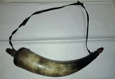 Large  Charger Powder Horn 