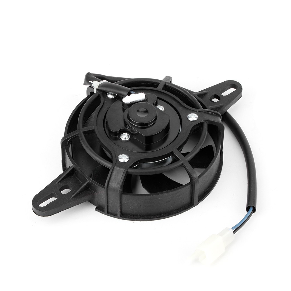˙Oil Cooler Electric Radiator Cooling Fan For ATV Quad Motorcycle 150cc 200cc