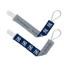 BabyFanatic - New York Yankees - MLB Pacifier Clip 2-Pack