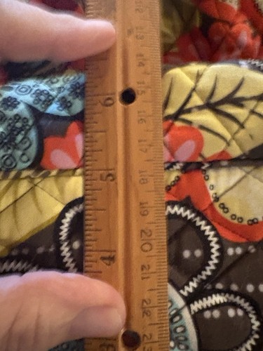 Borsa a tracolla VERA BRADLEY Glenna trapuntata floreale paisley borsa tote borsetta - Foto 10 di 13