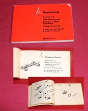 Ersatzteilliste Magirus Deutz 170 D 15, 16, 19 F, FK, FAK Fahrgestell LKW