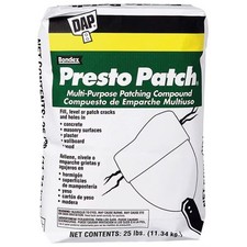 Dap Patching Compound, 25 lb, Bag, White