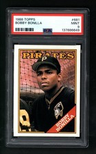 1988 Topps #681 Bobby Bonilla (Pirates) PSA 9 MINT