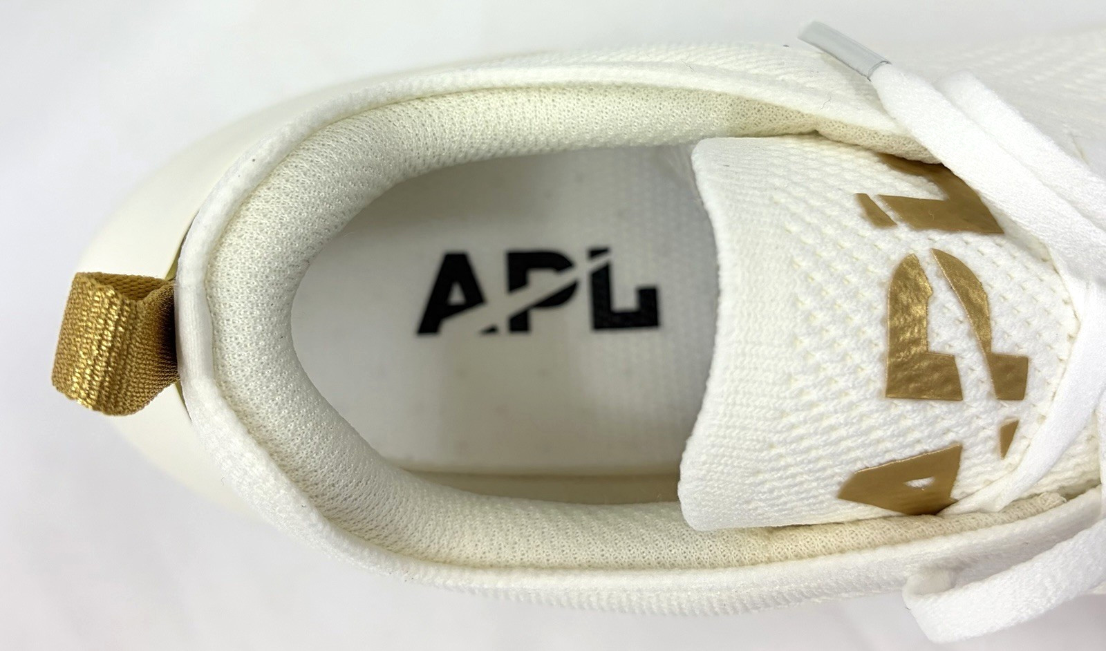 Athletic Propulsion Labs Techloom Dream Shoes Ivory/Metallic Gold Men's 10.5 NIB