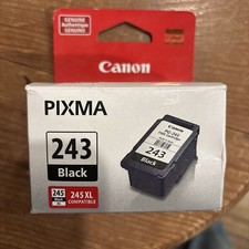 Canon PG-243 Black Ink Cartridge, Genuine, New-in-Box