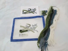 BLUEBELL-ELIZABETH BRADLEY-NEEDLEPOINT CANVAS-THREADS