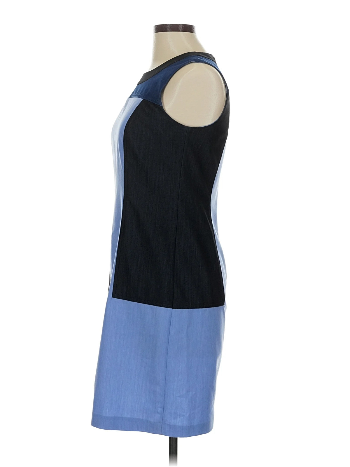 Calvin Klein Women Blue Casual Dress 6 thumbnail 4