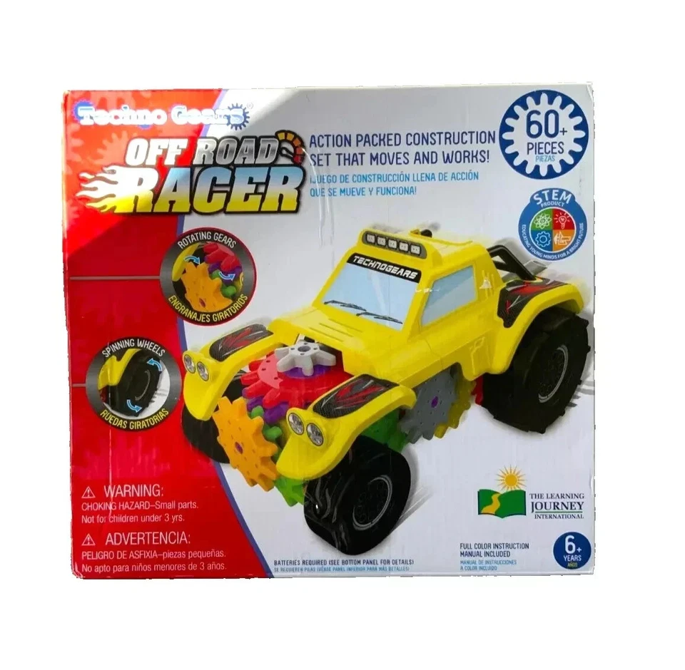 The Learning Journey Techno Gears Monster Truck & Off-Road Racer 2 Pack - Image 2 of 4